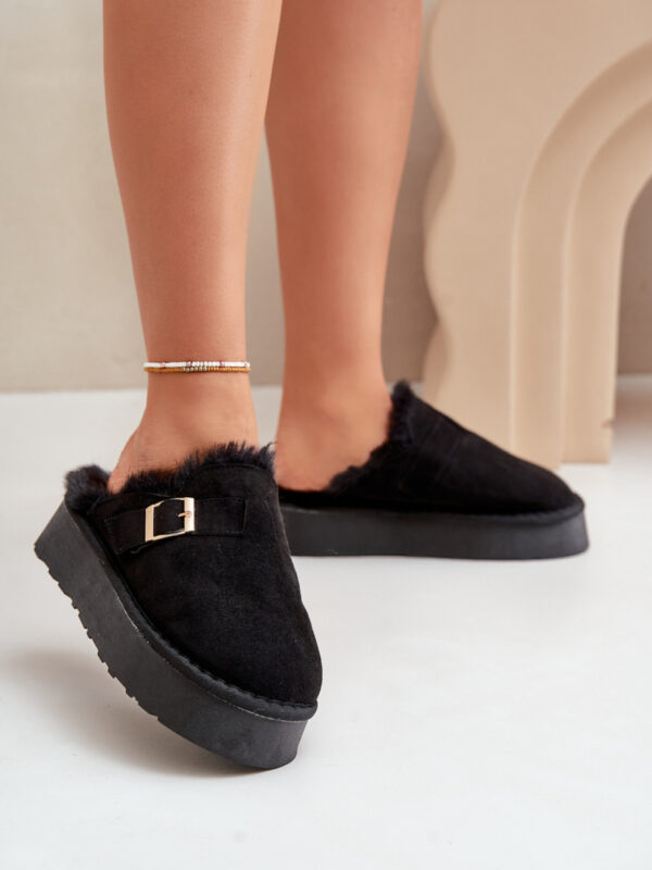 Kapcie Model Linneola FA-185 Black - Step in style
