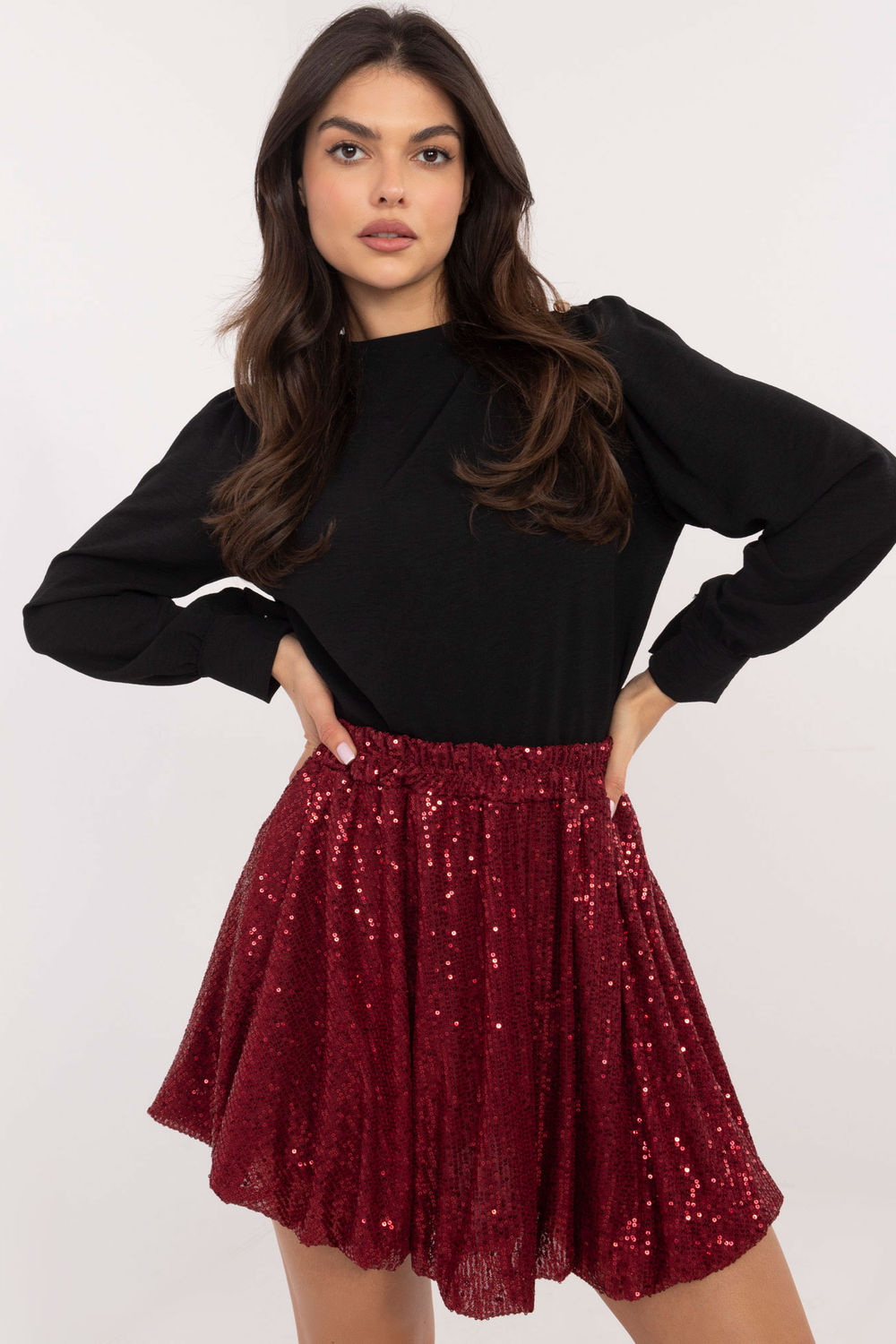 Spódnica Model MI-SD-271360.74 Bordo - Italy Moda