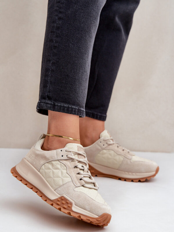 Buty Sportowe Model Big Star OO274A315 Hi-Poly System Beige - Step in style