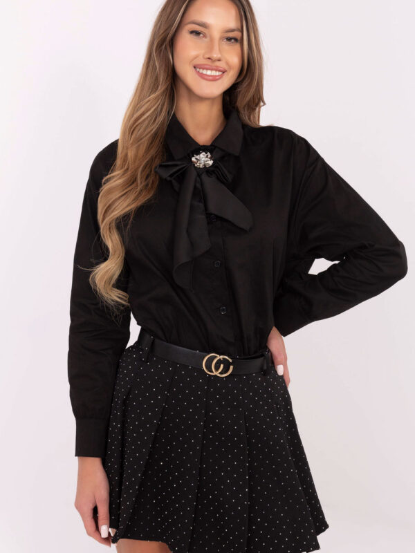 Koszula Damska Model DHJ-KS-9236.92P Black - Italy Moda