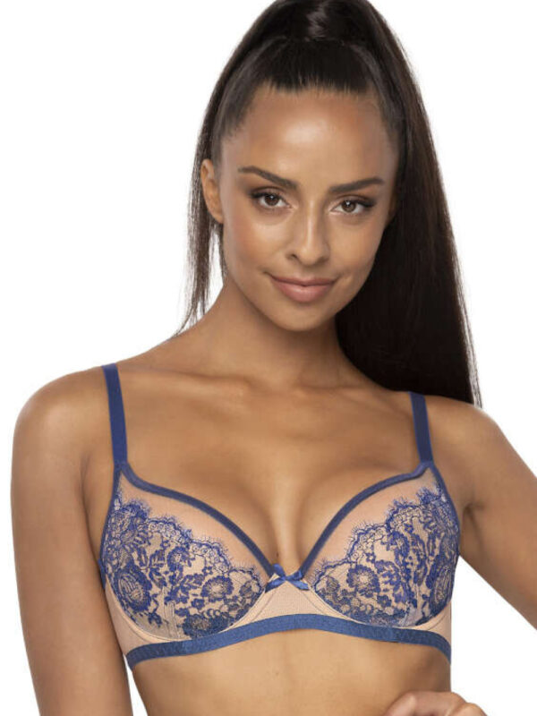 Biustonosz Soft Model Frances M-3804/2 Beige/Navy - Mat