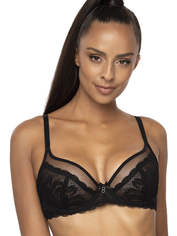 Biustonosz Soft Model Lindsay M-0203/2 Black - Mat