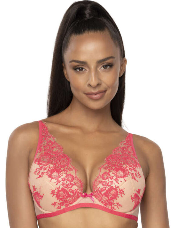 Biustonosz push up Biustonosz Push-up Model Frances M-3804/11/1 Beige/Pink - Mat
