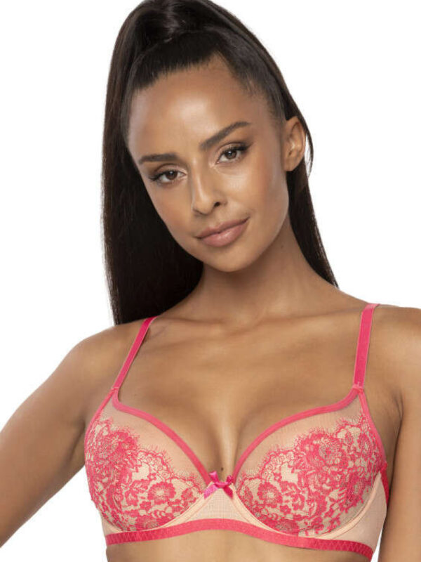 Biustonosz Soft Model Frances M-3804/2 Beige/Pink - Mat