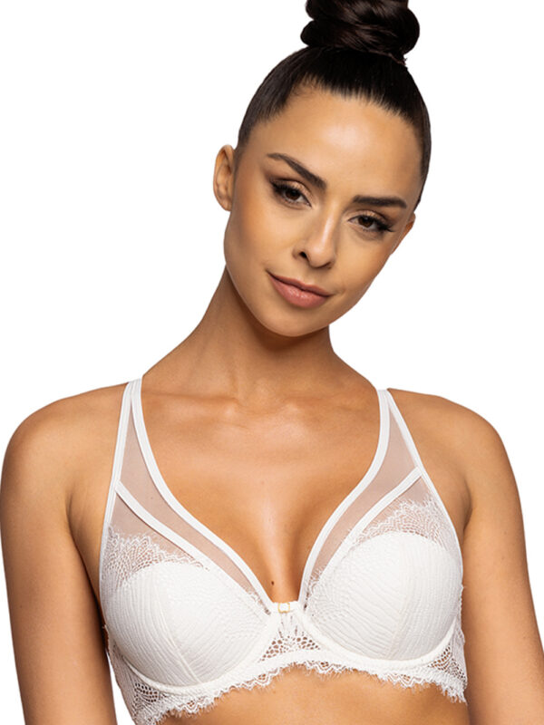 Biustonosz push up Biustonosz Push-up Model Liza M-3735/11/1 Milk - Mat