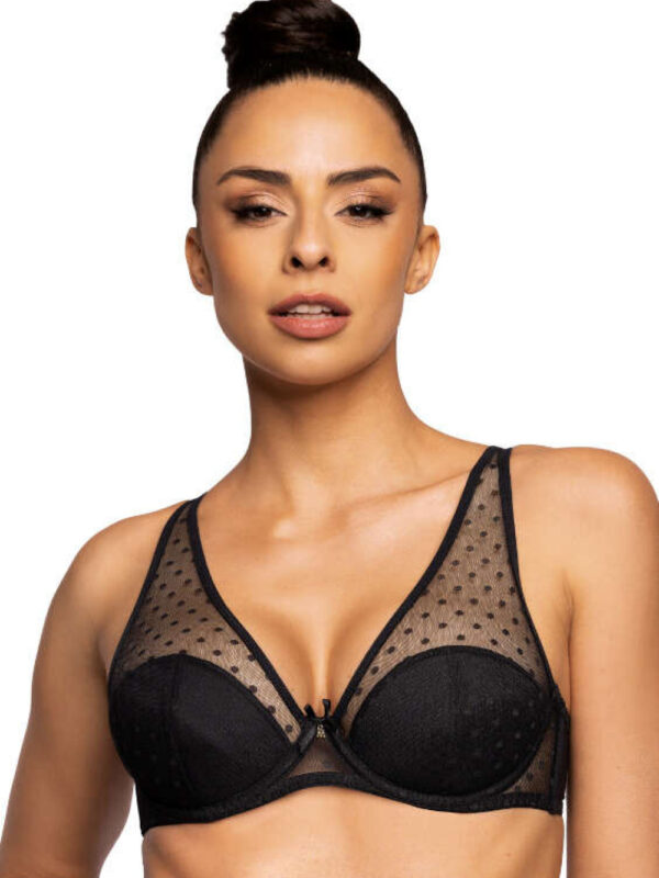 Biustonosz Soft Biustonosz Push-up Model Dotssy M-3714/11/1 Black - Mat