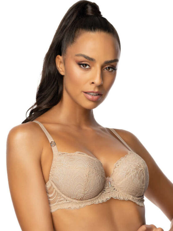 Biustonosz push up Biustonosz Push-up Model Darlene M-3635/11 Light Beige - Mat