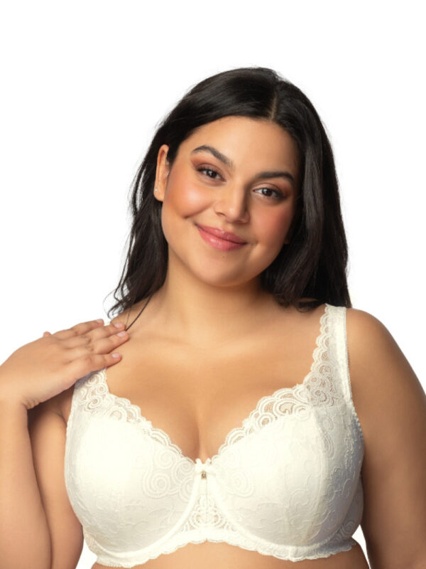 Biustonosz push up Biustonosz Usztywniany Model Natalie Big M-3824/22 Ecru - Mat