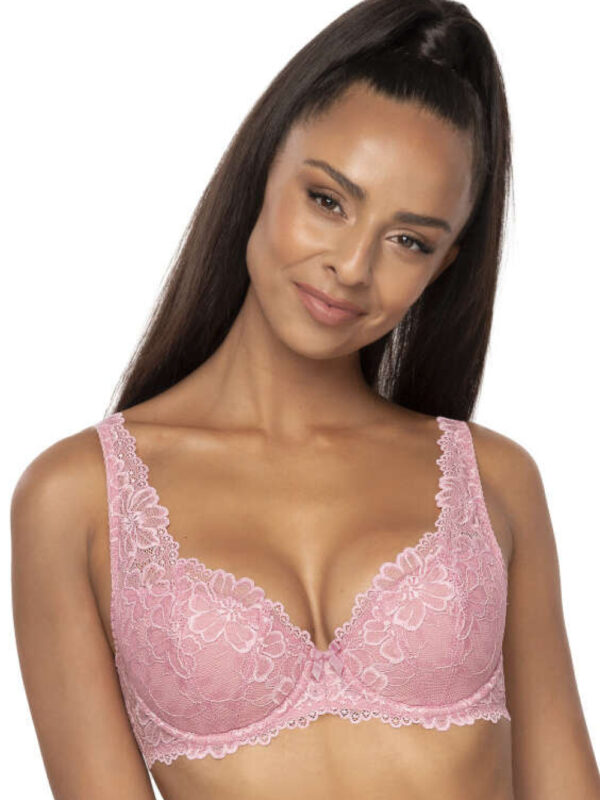 Biustonosz push up Biustonosz Usztywniany Model Carmela M-053/22 Pink 2 - Mat