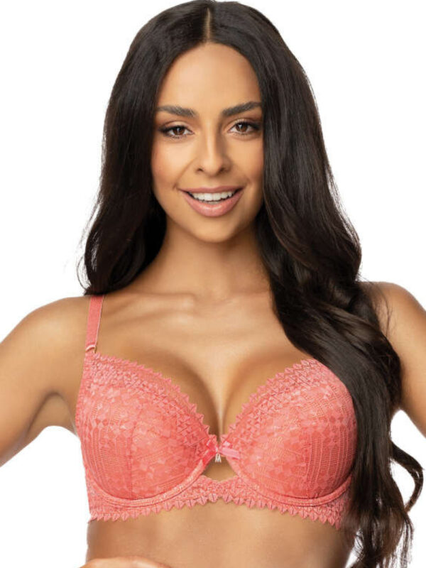 Biustonosz push up Biustonosz Push-up Model Maddie M-3633/11/1 Coral - Mat