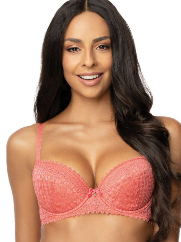 Biustonosz push up Biustonosz Push-up Model Maddie M-3633/11 Coral - Mat