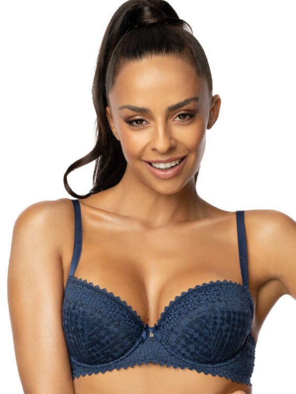 Biustonosz push up Biustonosz Push-up Model Maddie M-3633/11 Navy - Mat