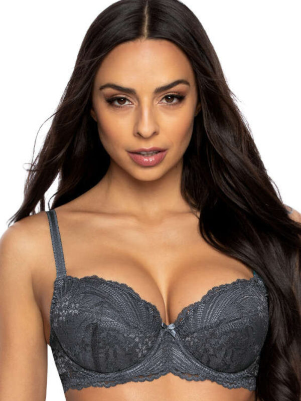 Biustonosz push up Biustonosz Push-up Model Sybilla M-3525/11/1 Grey - Mat