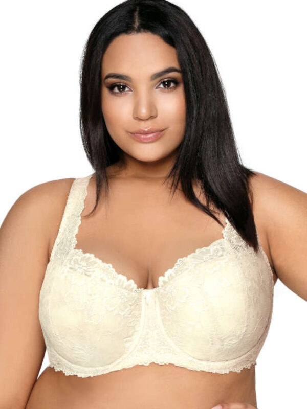 Biustonosz push up Biustonosz Usztywniany Model Carmela Big M-053/22 Cream - Mat