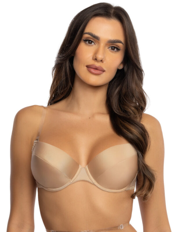 Biustonosz push up Biustonosz Push-up Model Kaja M-909/1 Beige 2 - Mat