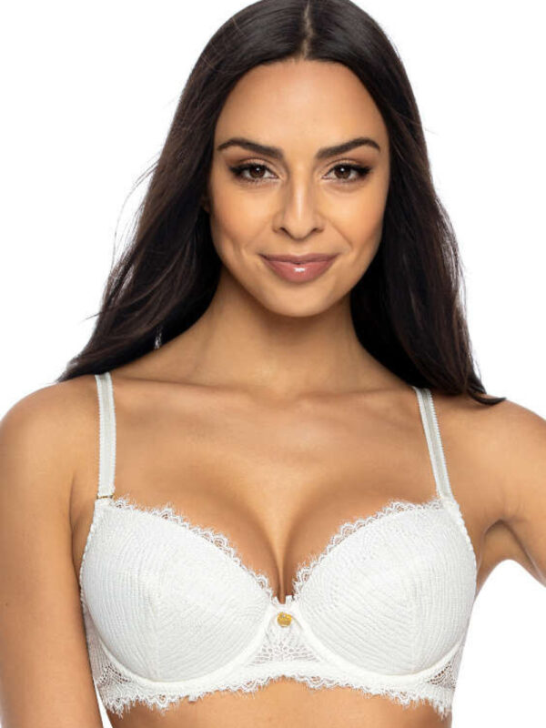 Biustonosz push up Biustonosz Push-up Model Evie M-3522/11 Milk - Mat