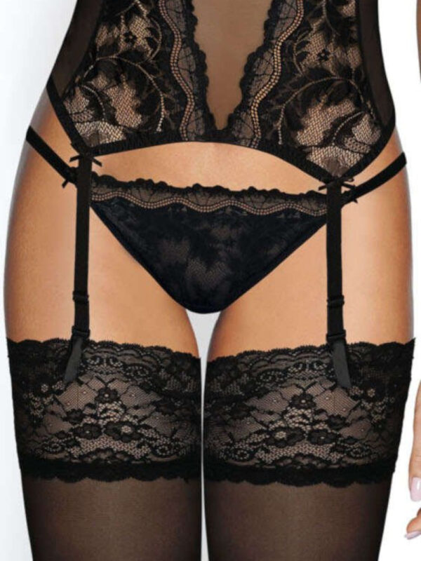 Stringi cModel Olivia S-3108/4 Black/Beige - Mat