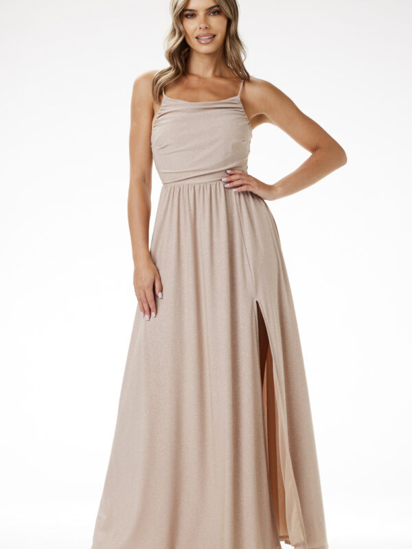 Sukienka Model A696 Beige - awama