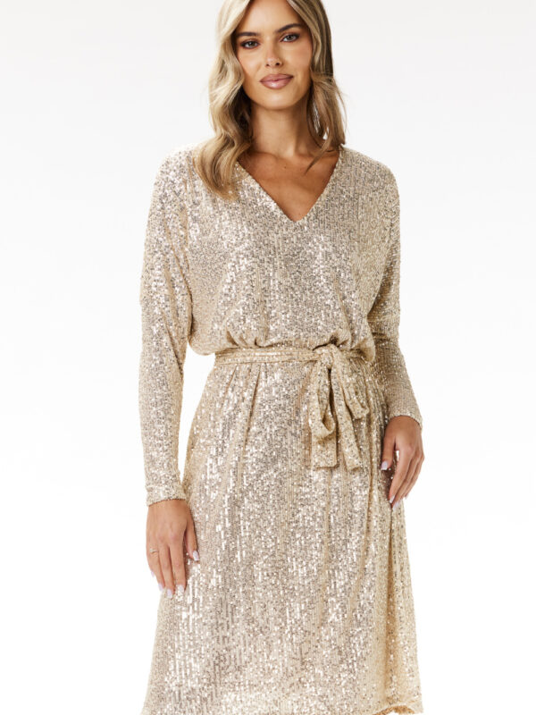 Sukienka Model A690 Beige - awama