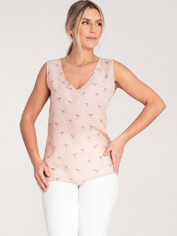 Bluzka Model M1076 Pink - Figl