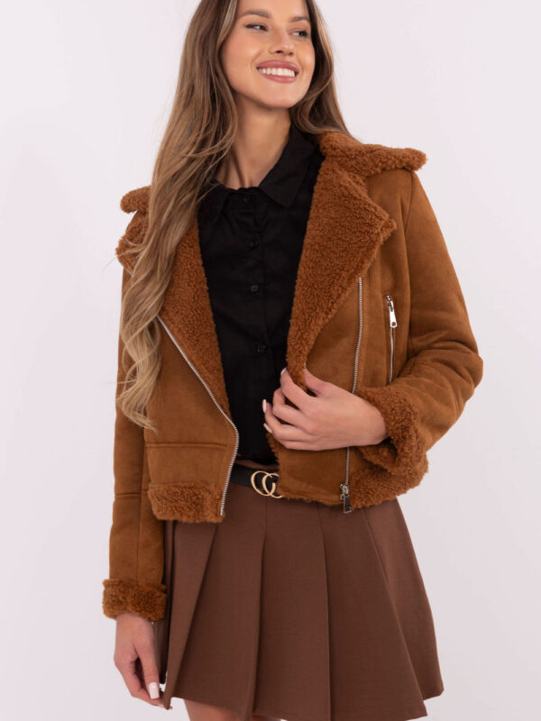 Kurtka Damska Model MI-KR-21848.71 Light Brown - Italy Moda