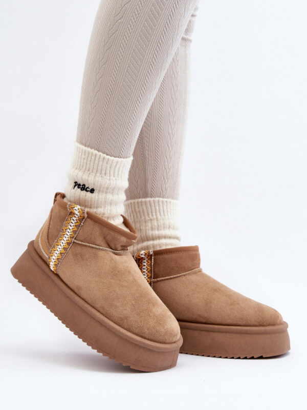 Śniegowce Model Udra UA-1833 Light Brown - Step in style