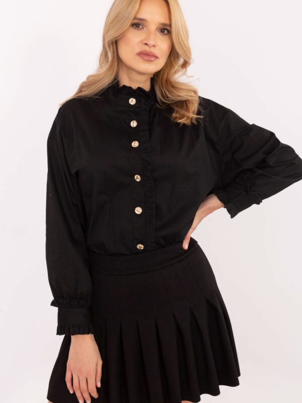 Koszula Damska Model MI-KS-C237.71 Black - Italy Moda