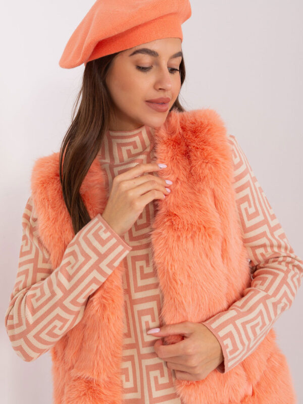 Beret Model AT-CZ-231305.85P Brzoskwinia - AT