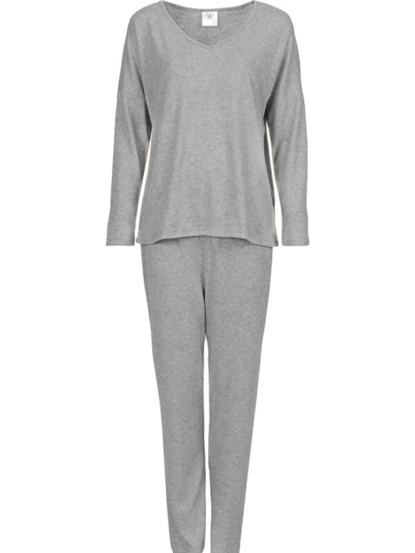 Piżama Komplet Model Comfort Zone 213205 Grey - Momenti Per Me