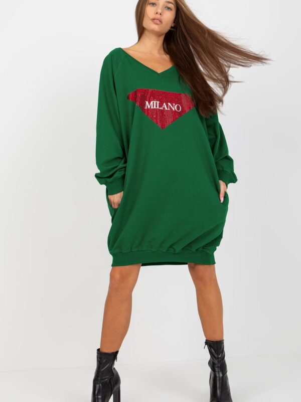 Bluza Damska Model VI-BL-3113.73P Dark Green - Factory Price