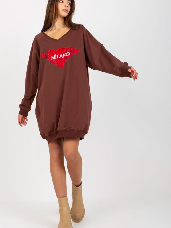 Bluza Damska Model VI-BL-3113.73P Dark Brown - Factory Price
