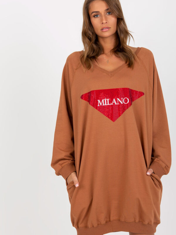 Bluza Damska Model VI-BL-3113.73P Light Brown - Factory Price