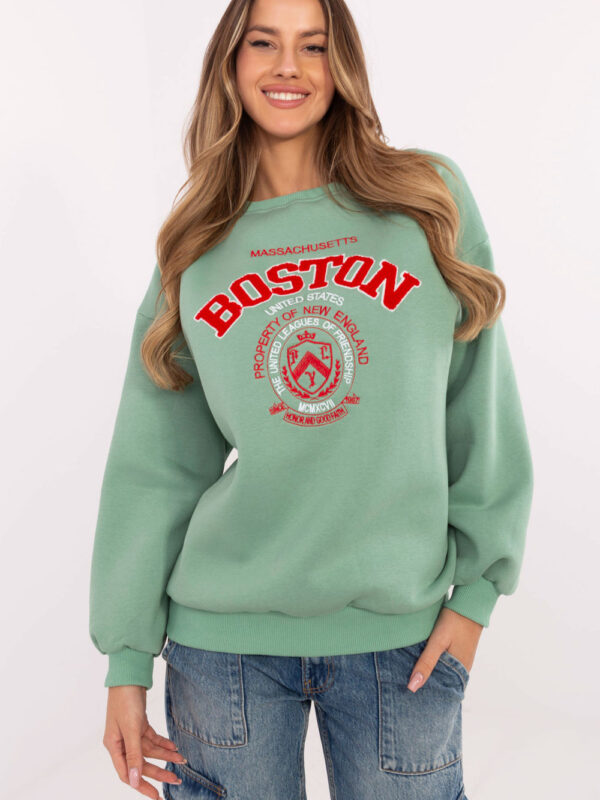Bluza Damska Model EM-BL-617-15.55P Pistacja - Factory Price