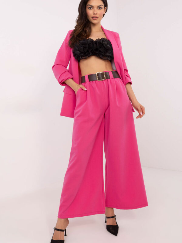 Spodnie Damskie Model DHJ-SP-5583-1.83 Dark Pink - Italy Moda