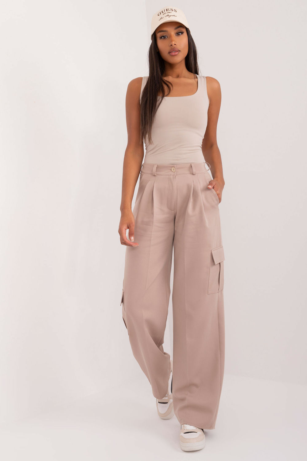 Spodnie Damskie Model LK-SP-509641.95 Beige - Lakerta