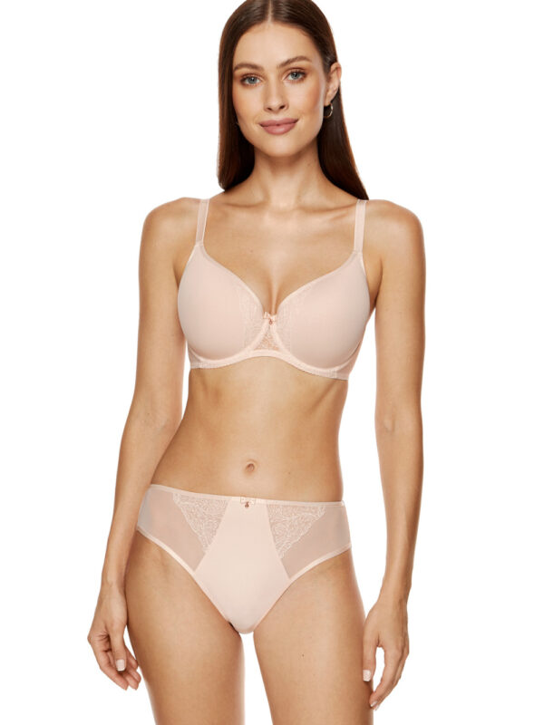 Biustonosz push up Biustonosz Usztywniany Model Charme B5 Powder Pink - Gorteks