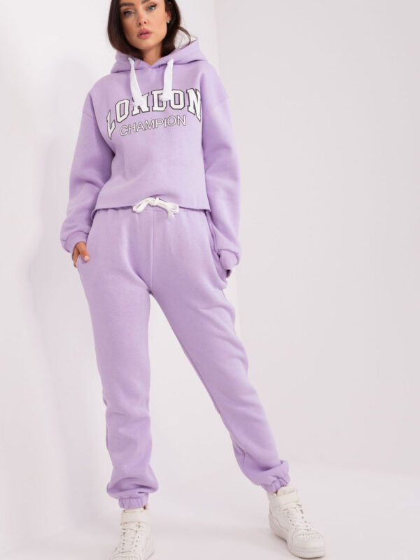 Spodnie Komplet Model EM-KMPL-720.01 Light Violet - Ex Moda