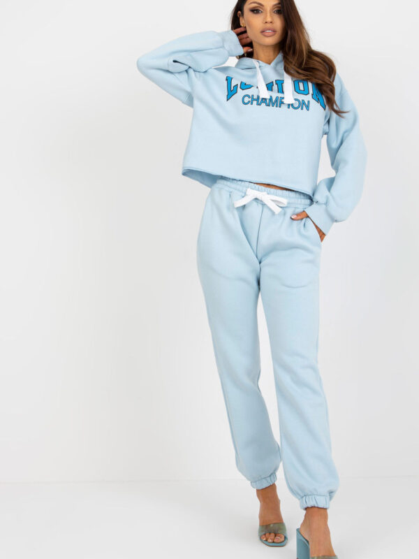 Spodnie Komplet Model EM-KMPL-720.01 Light Blue - Ex Moda