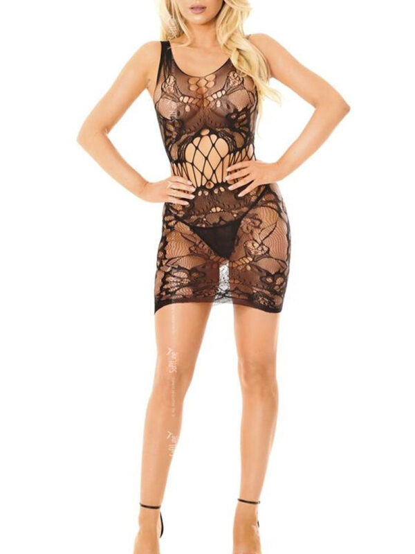 Bodystocking Model Zoe Black - SoftLine Collection