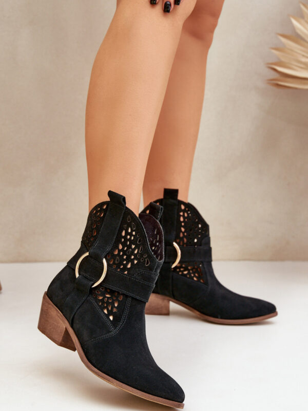 Botki Model Zazoo 2994/028 Black - Step in style