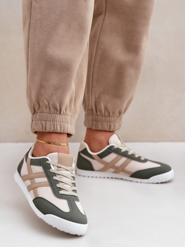 Trampki Model Eezore 9153 Beige/Green - Step in style