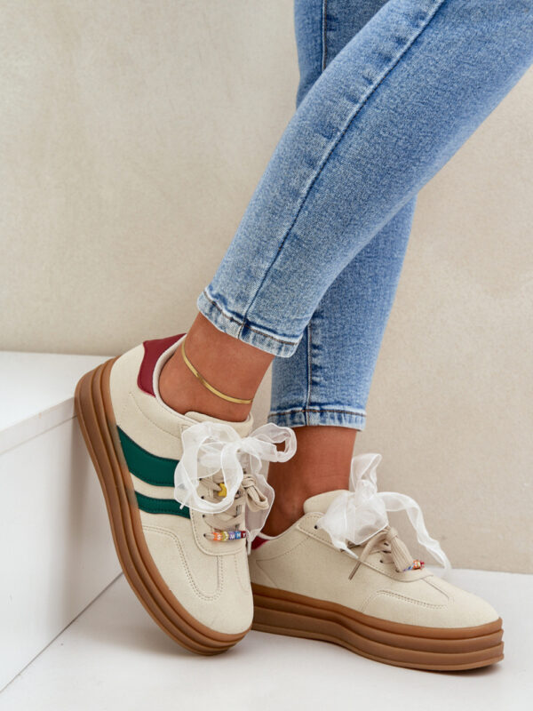 Buty SPortowe Model Jariana L-526 Beige - Step in style