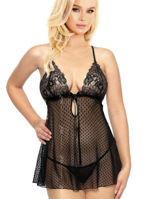 Komplet Model Audrey Black - SoftLine Collection
