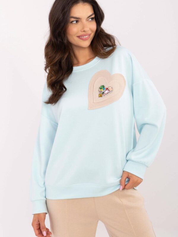 Bluza Damska Model DHJ-BL-20322.72 Light Blue - Italy Moda