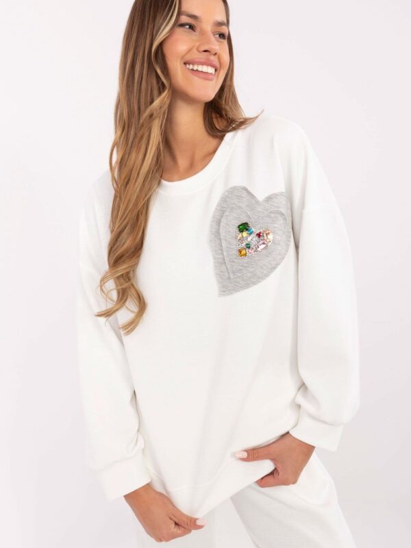 Bluza Damska Model DHJ-BL-20322.72 Ecru - Italy Moda