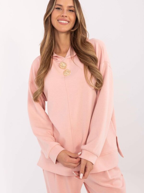 Bluza Damska Model DHJ-BL-20510.68 Brzoskwinia - Italy Moda