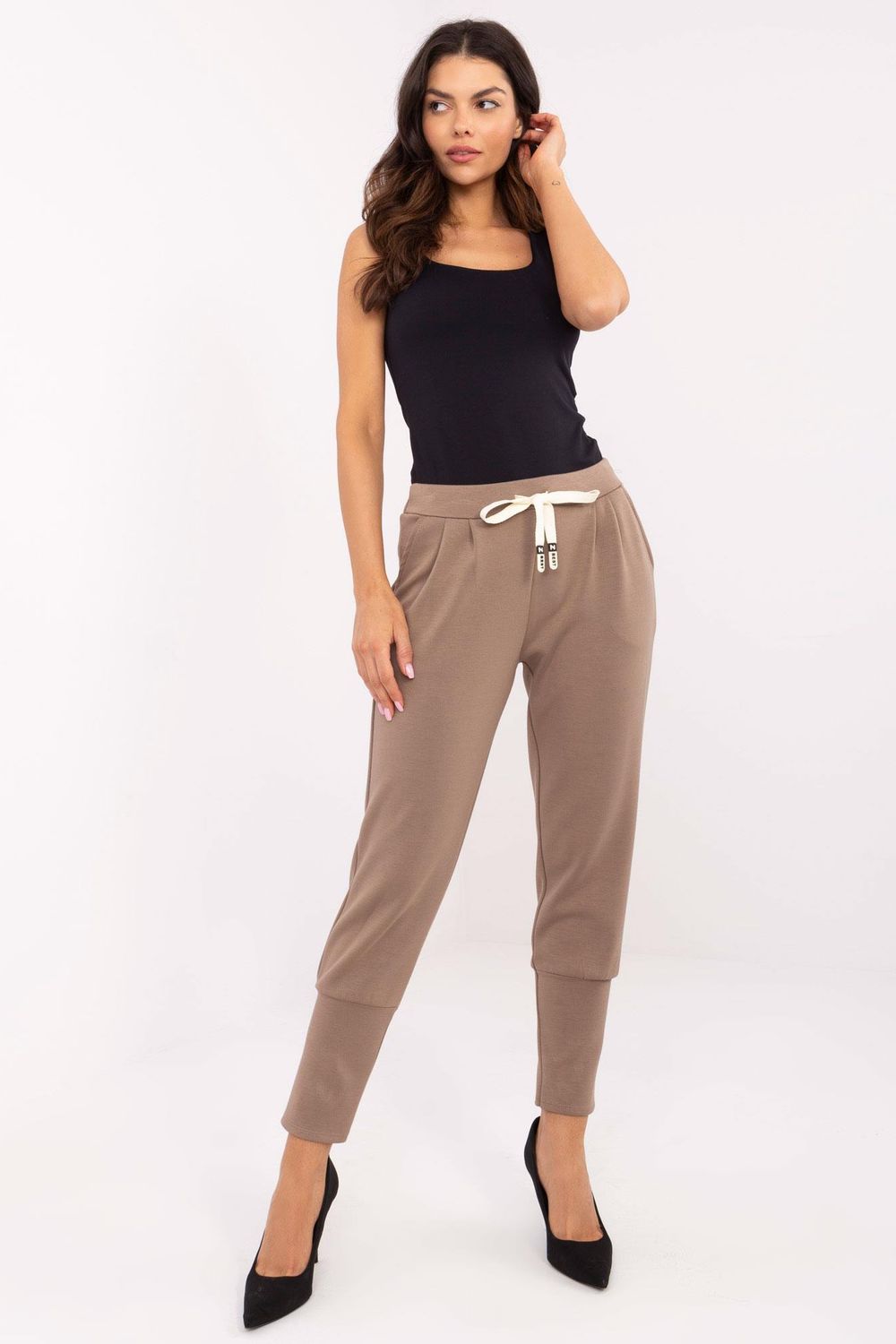 Spodnie Dresowe Model DHJ-SP-9283.83P Brown - Italy Moda