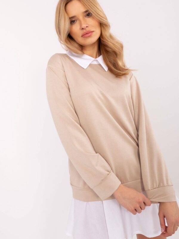 Bluzka Model MI-BZ-A5997.49 Beige - Italy Moda