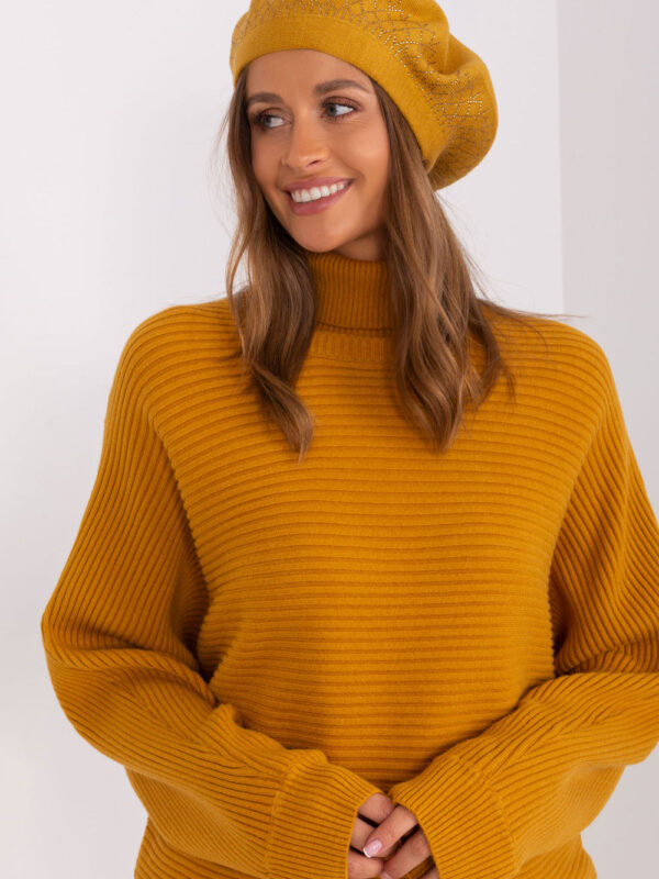 Beret Model AT-CZ-231605.21P Dark Yellow - AT