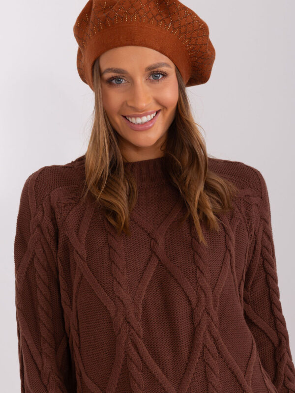 Beret Model AT-CZ-231605.24P Light Brown - AT